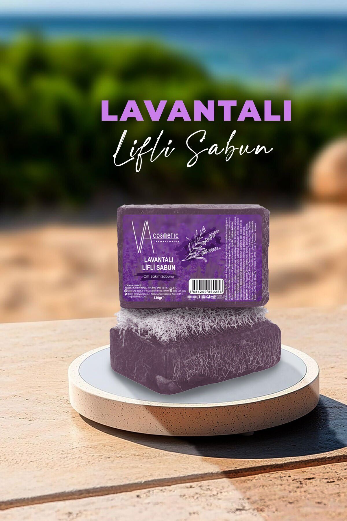LAVANTALI LİFLİ SABUN