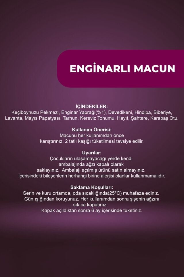 Enginarlı Macun 230 gr