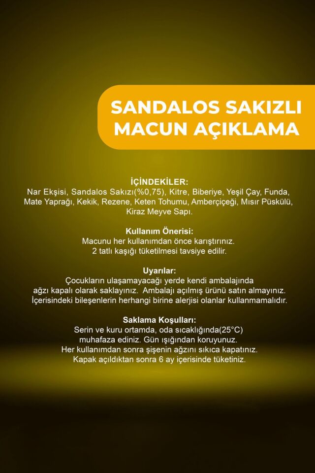 Sandalos Sakızlı Macun 230 gr