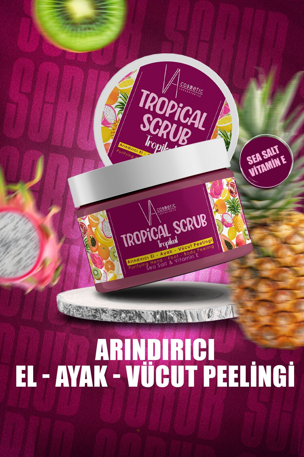 SCRUB TROPİKAL EL AYAK VÜCUT PEELİNG 300 ML