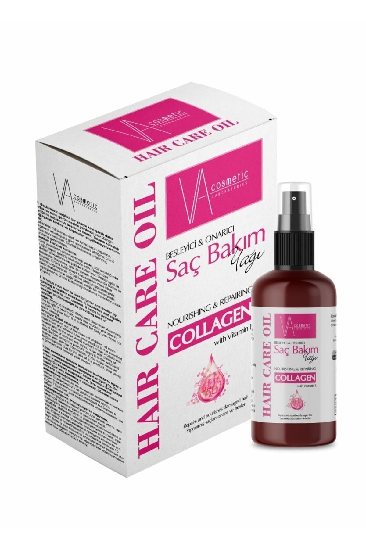 Collagen Saç Bakım Yağı Yıpranmış Saçları Onarır Ve Besler 50ml