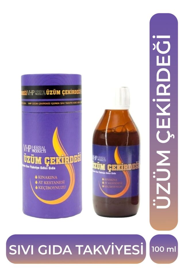 Üzüm Çekrdeğ Içeren Sıvı Gıda Takviyesi 250ml