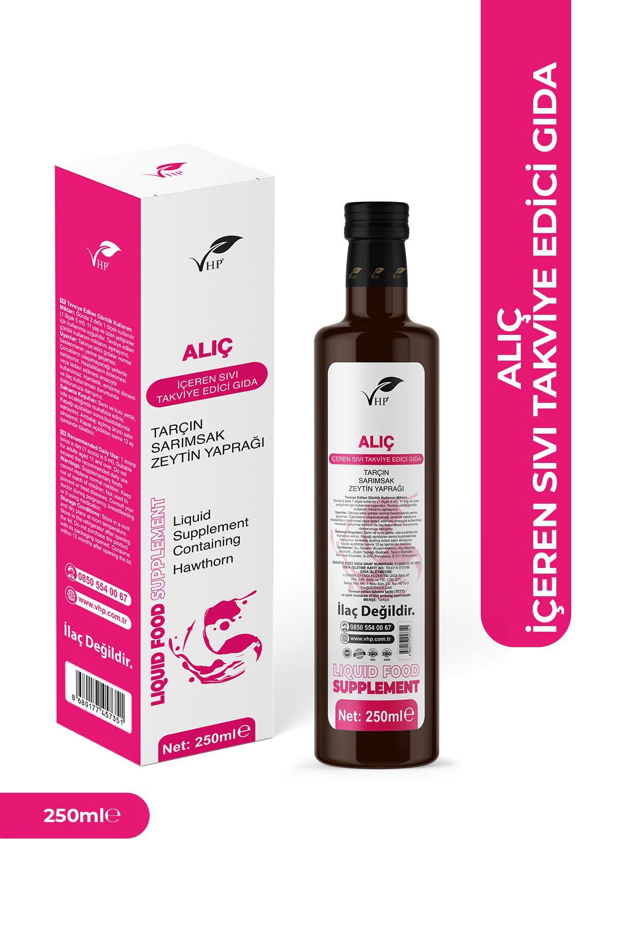 Alıç Içeren Sıvı Takviye Edici Gıda 250ml
