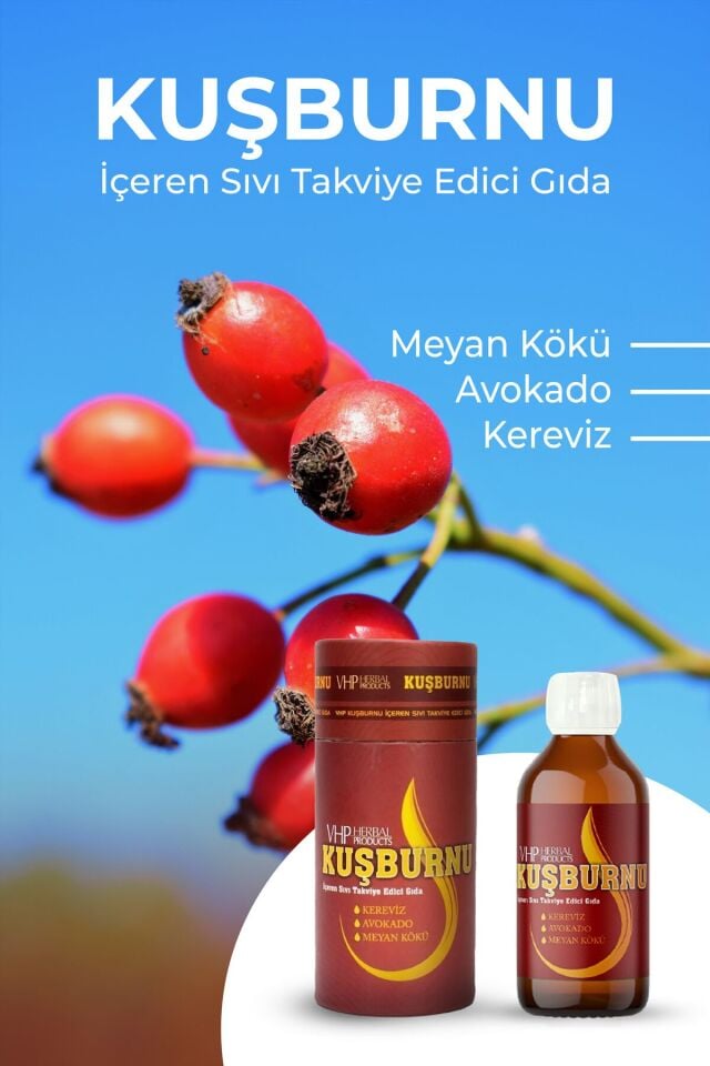 Kuşburnu Içeren Sıvı Takviye Edici Gıda 250ml