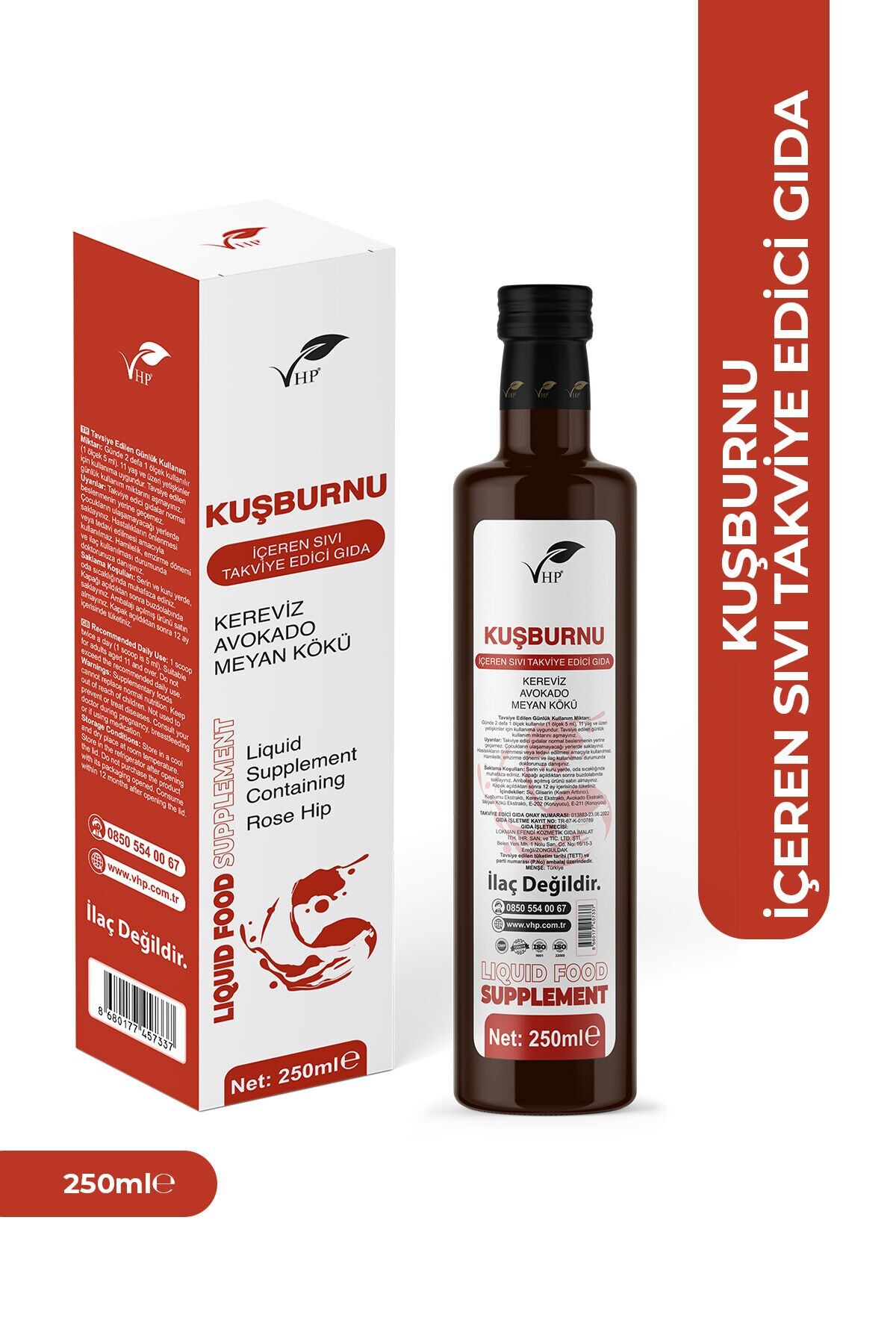 Kuşburnu Içeren Sıvı Takviye Edici Gıda 250ml