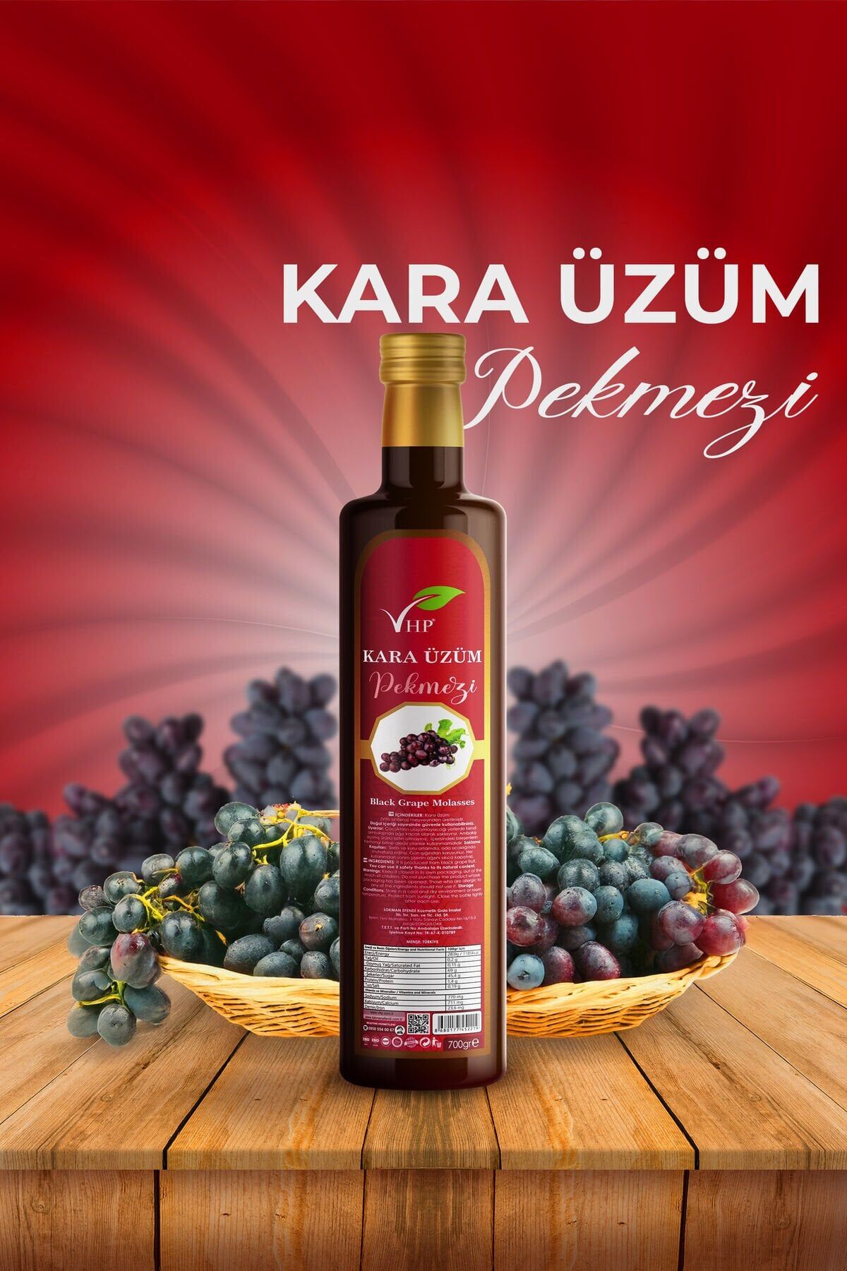 Kara Üzüm Pekmezi 700 gr