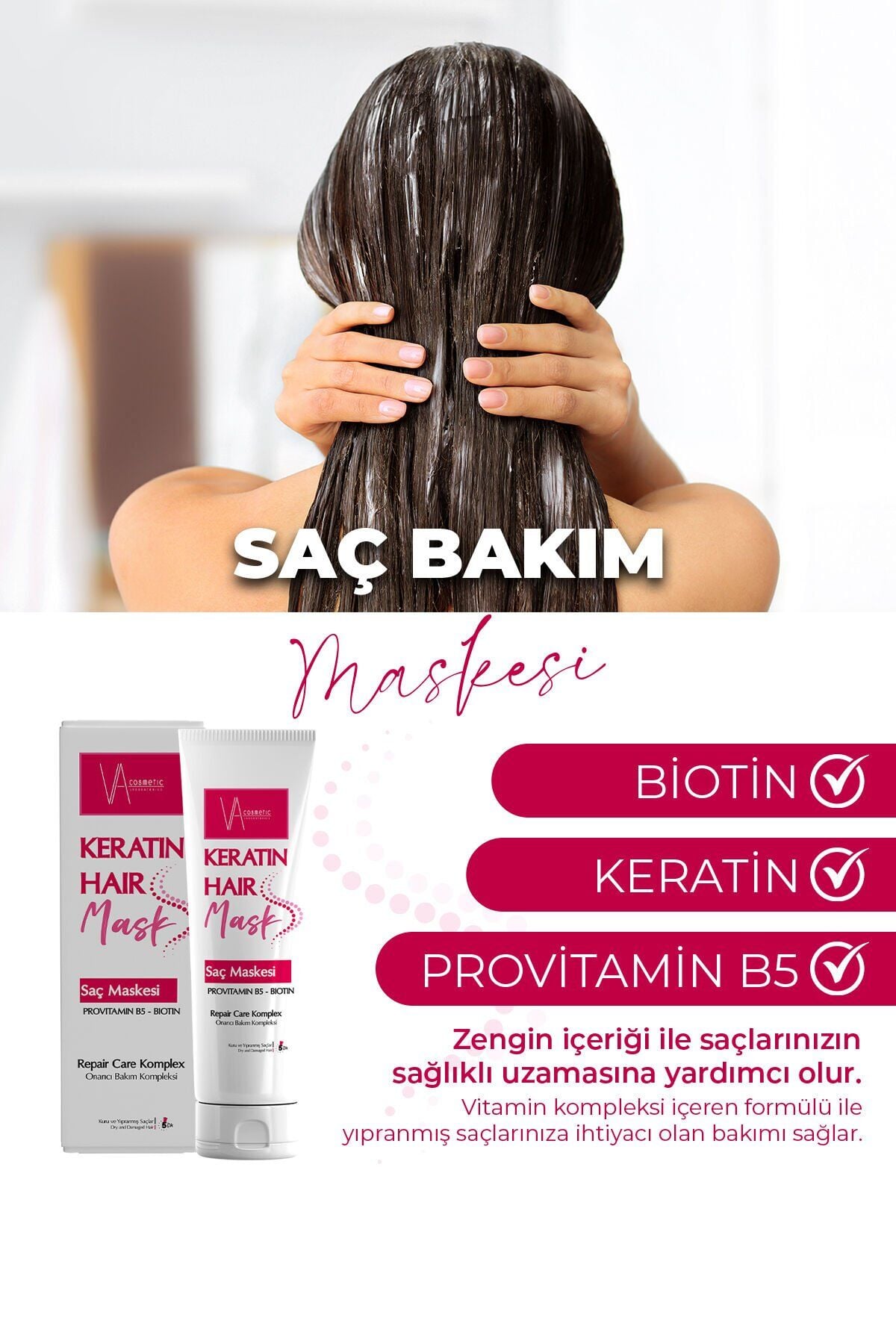 Keratin Saç Maskesi 200 ml