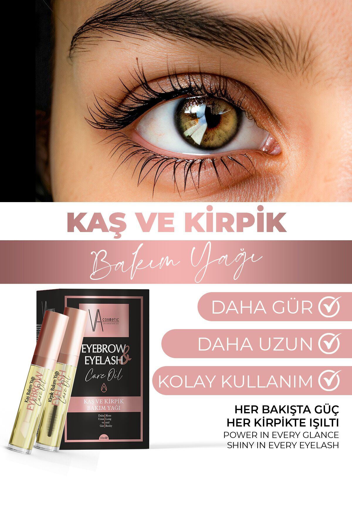 Va Cosmetıc Kaş Kirpik Bakım Yağı 10 ml