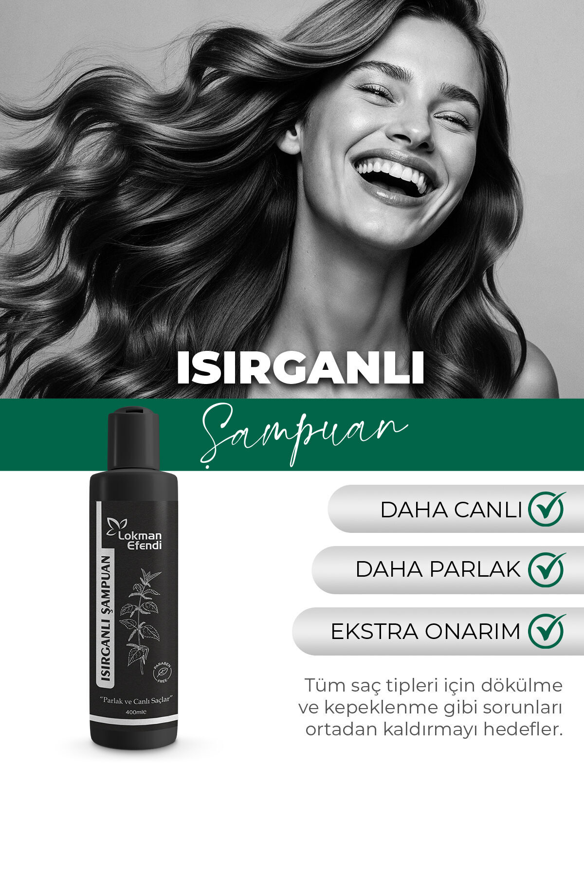 Isırganlı Şampuan 400 ml