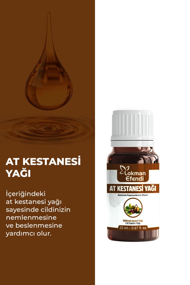 LOKMAN EFENDİ AT KESTANESİ YAĞI 20 CC