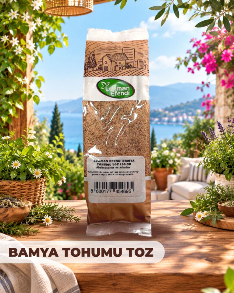 LOKMAN EFENDİ BAMYA TOHUMU TOZ 100 GR