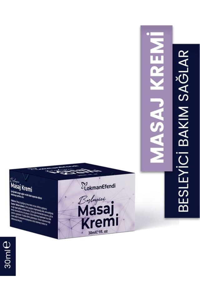 LOKMAN EFENDİ BESLEYİCİ MASAJ KREMİ 30 ML