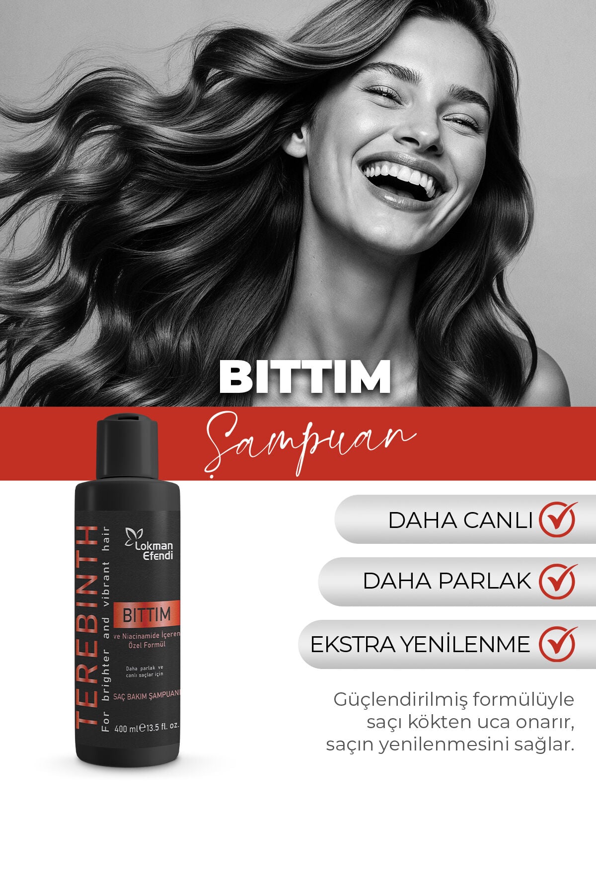 LOKMAN EFENDİ BITTIM ŞAMPUAN 400 ML