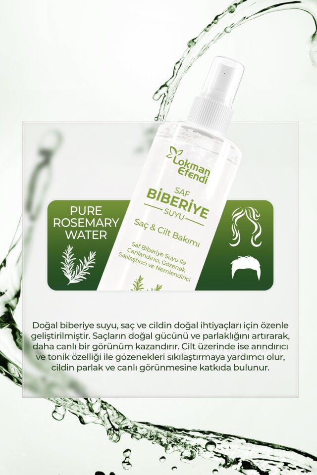 LOKMAN EFENDİ BİBERİYE SAÇ BAKIM SUYU 200 ML