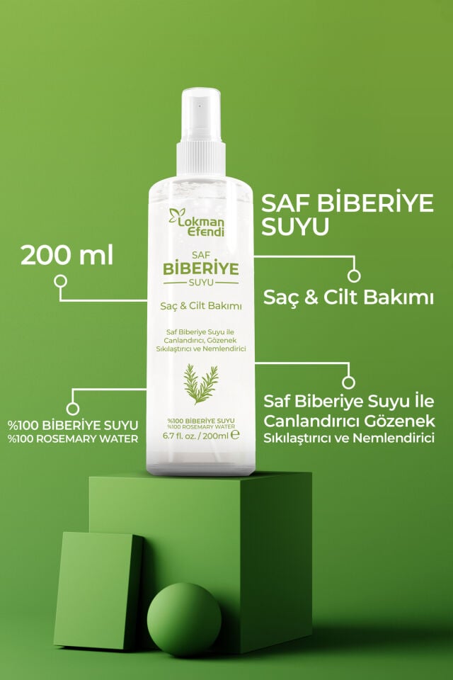 LOKMAN EFENDİ BİBERİYE SAÇ BAKIM SUYU 200 ML