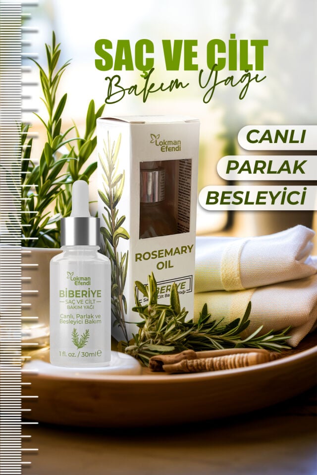 LOKMAN EFENDİ BİBERİYE SET SAÇ BAKIM YAĞI 30 ML