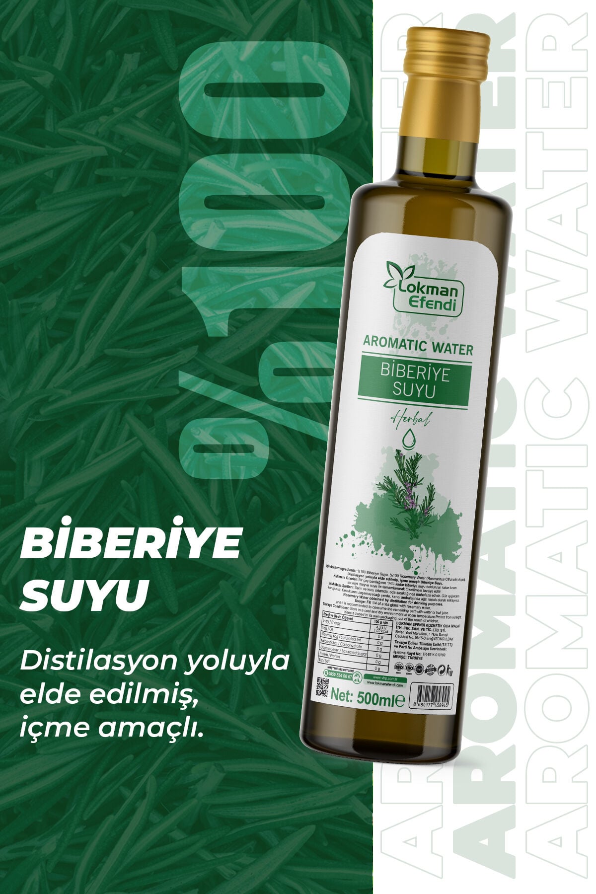 LOKMAN EFENDİ BİBERİYE SUYU 500 ML