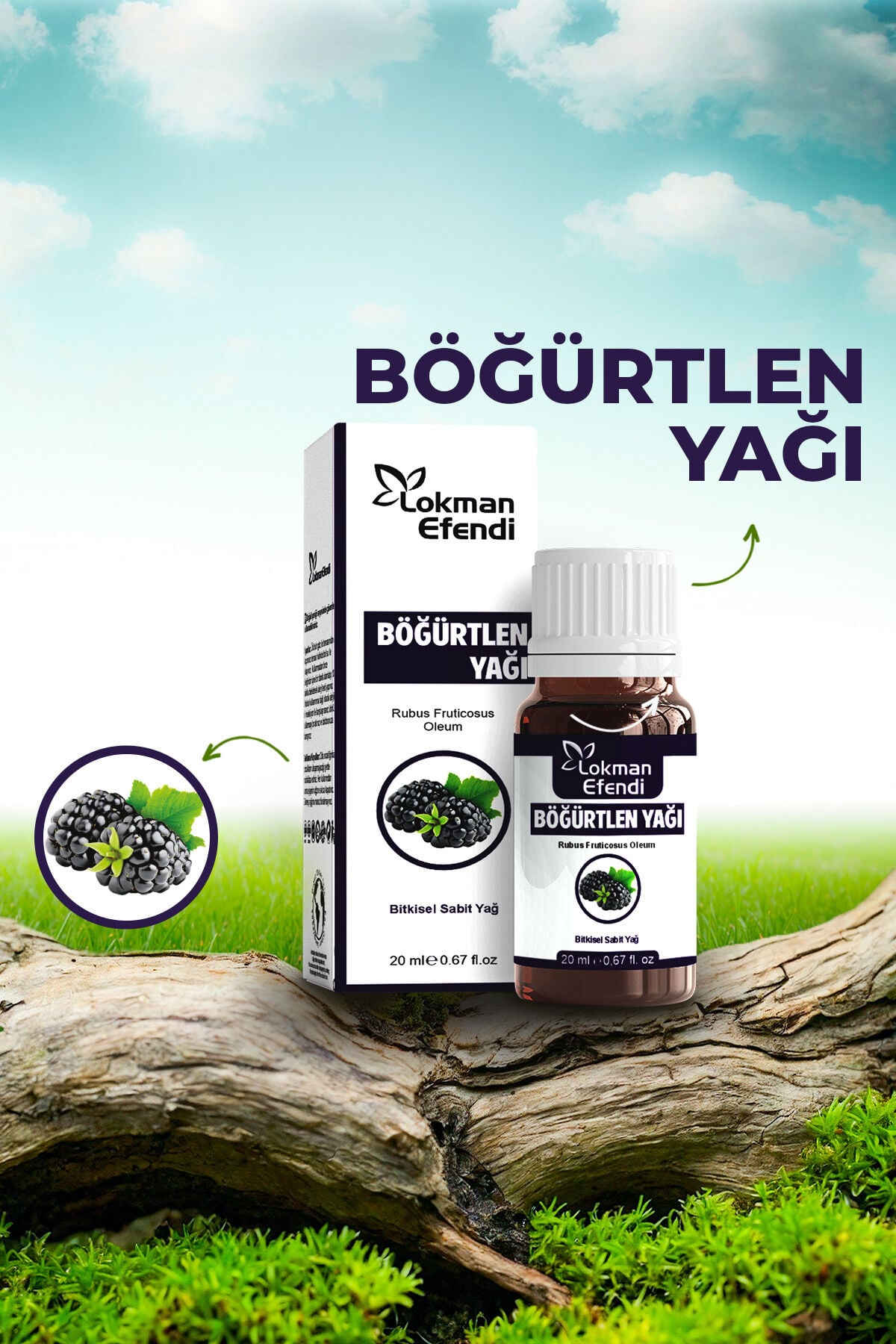 LOKMAN EFENDİ BÖĞÜRTLEN YAĞI 20 CC