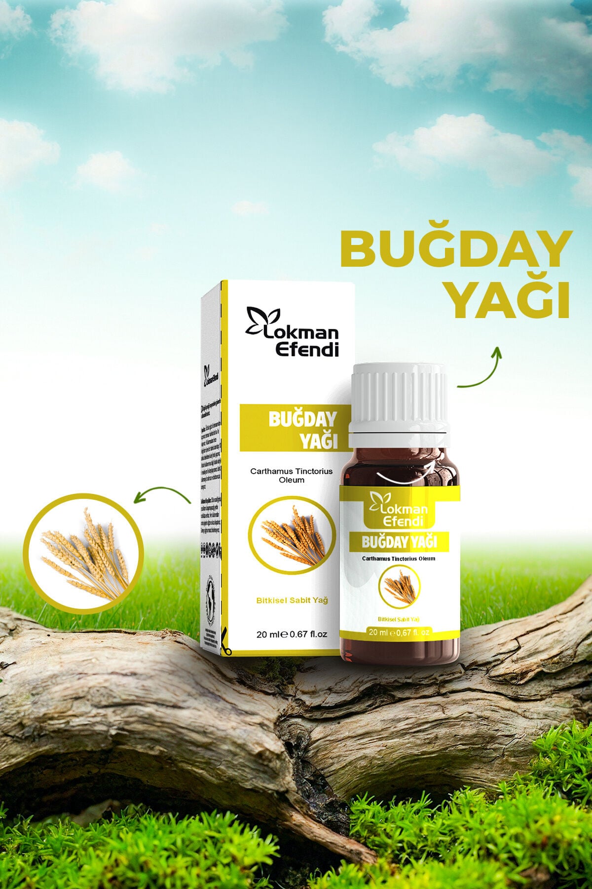 LOKMAN EFENDİ BUĞDAY YAĞI 20 CC