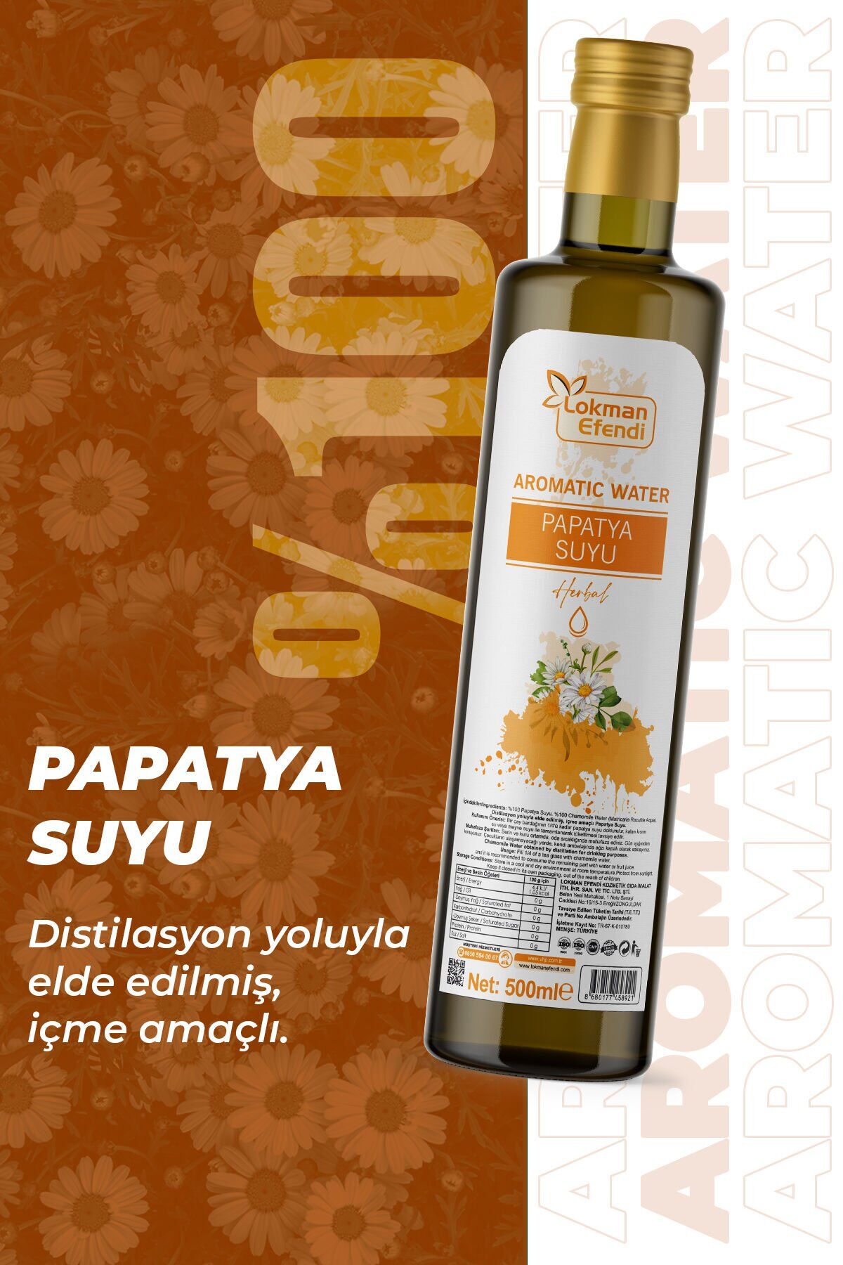 Papatya Suyu 500 ml