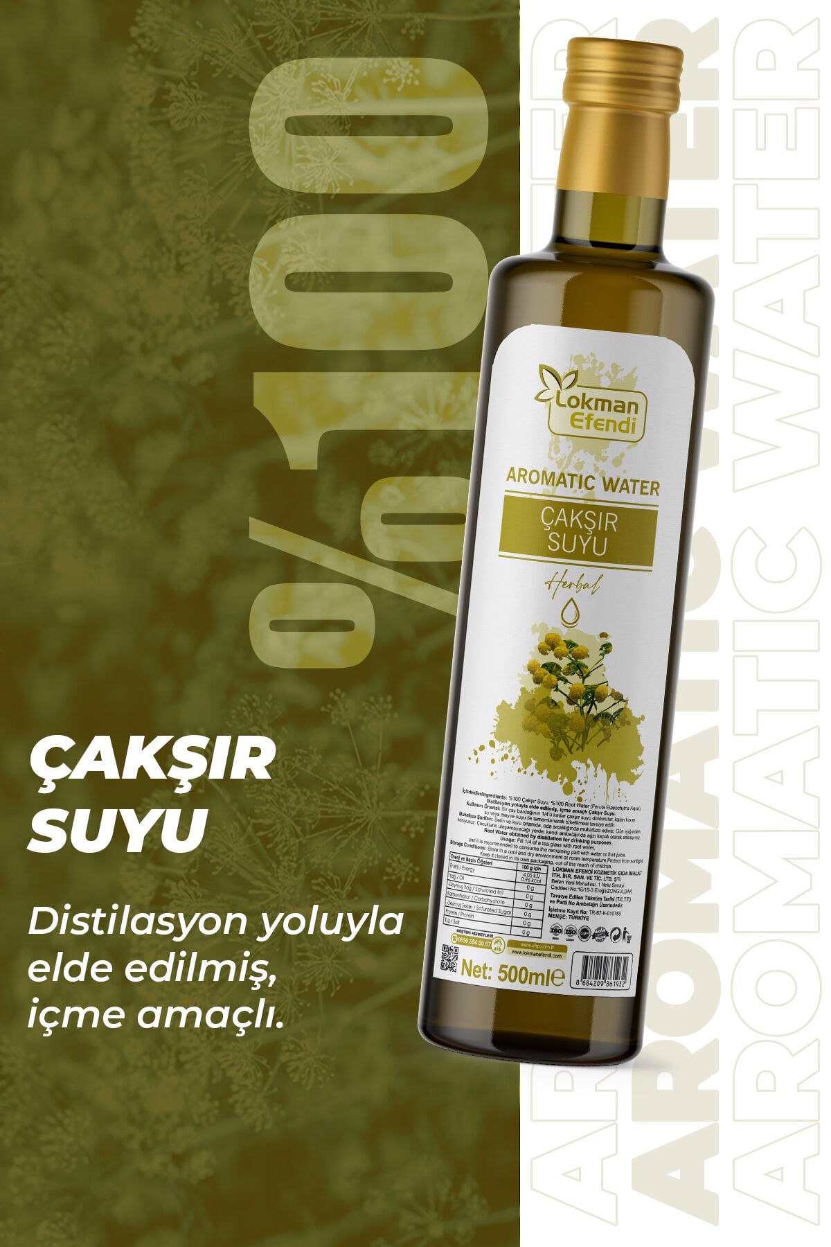 LOKMAN EFENDİ ÇAKŞIR SUYU 500 ML