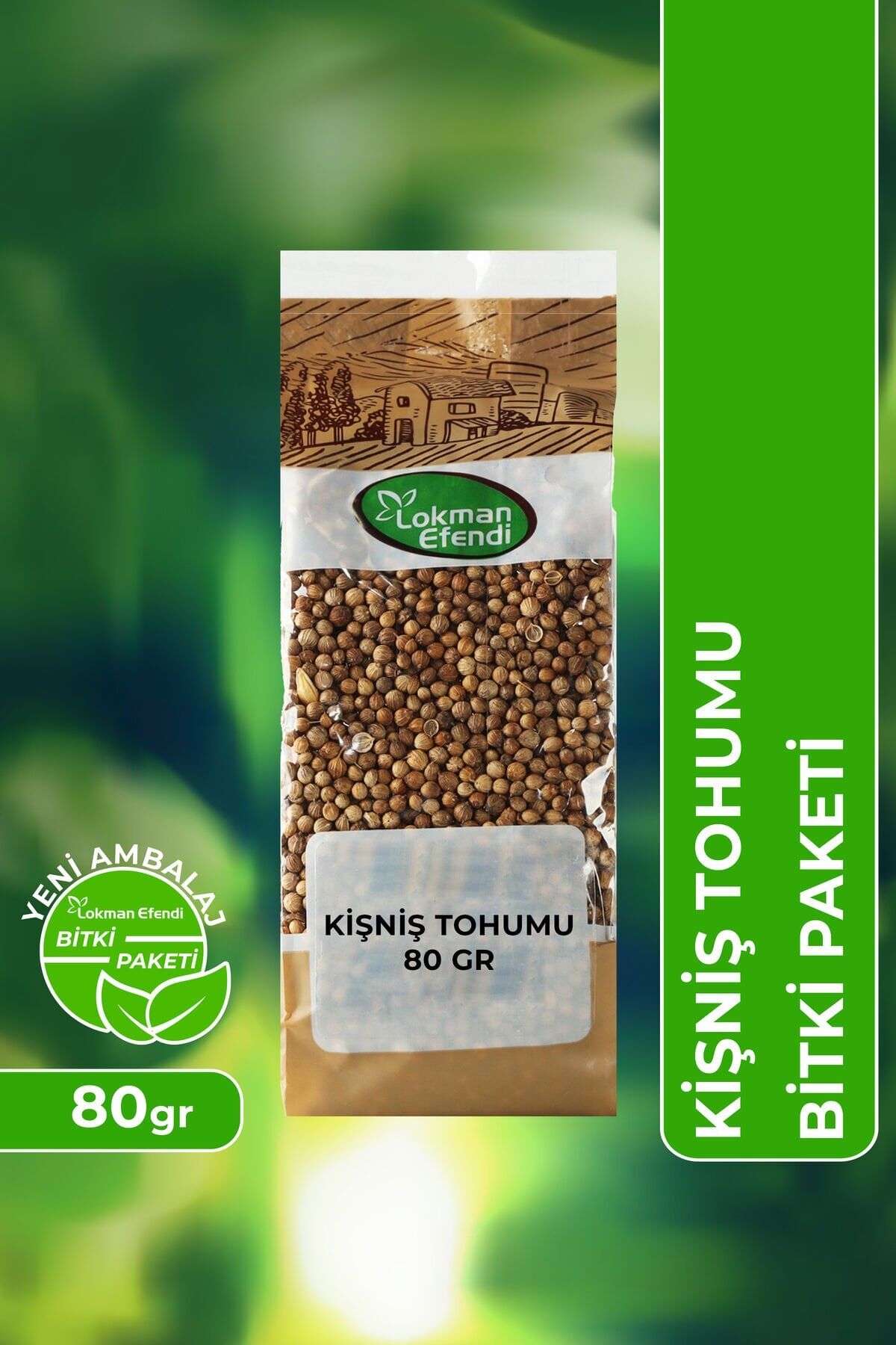 Lokman Efendi Kişniş Tohumu 80 gr