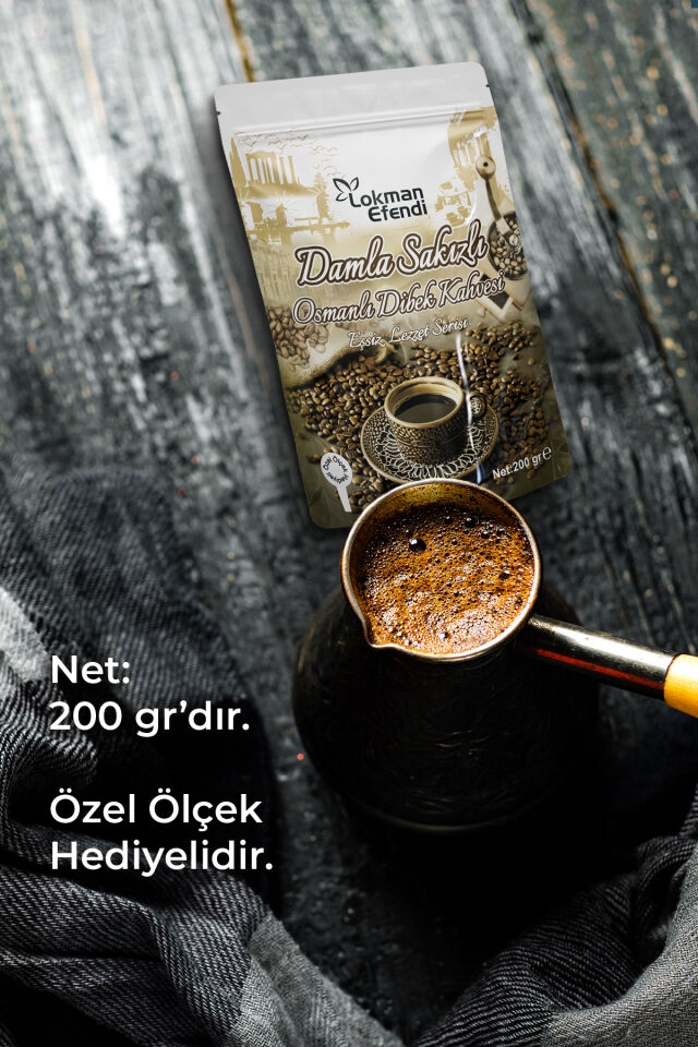 LOKMAN EFENDİ DAMLA SAKIZLI OSM. DBK KAHVESİ 200 G