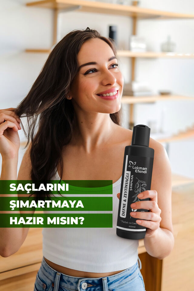 LOKMAN EFENDİ DEFNE ZEYTİN YAĞLI ŞAMPUAN 400 ML