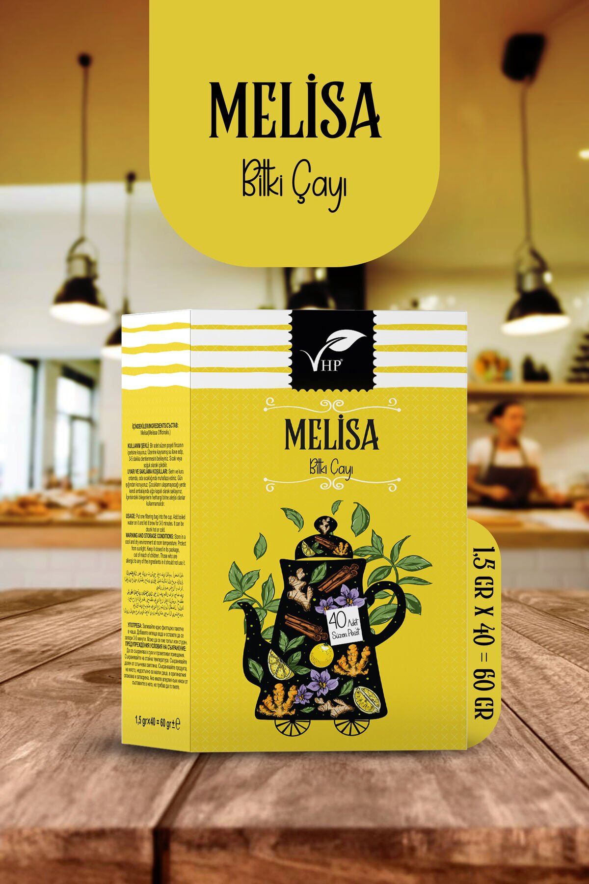 Melisa Bitki Poşet Çay 40 Lı 60 gr
