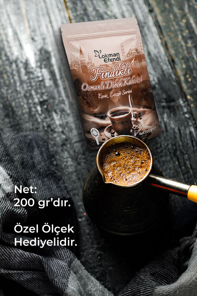LOKMAN EFENDİ FINDIKLI OSMANLI DİBEK KAHVESİ 200 G