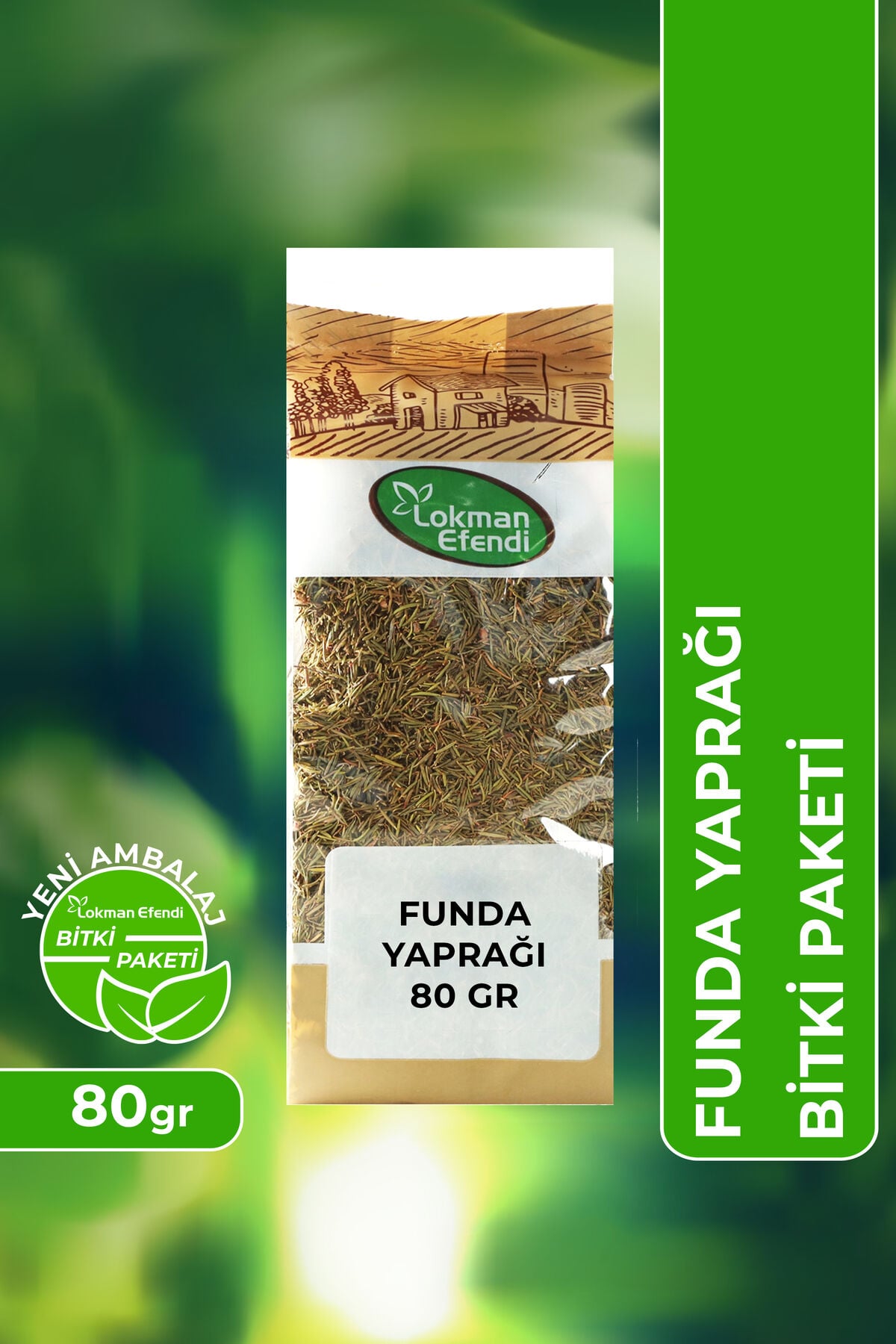 LOKMAN EFENDİ FUNDA YAPRAĞI 80 GR