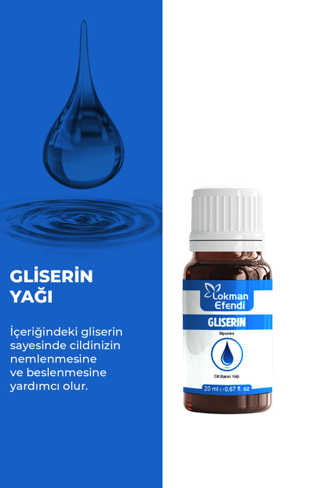 LOKMAN EFENDİ GLİSERİN YAĞI 20 CC