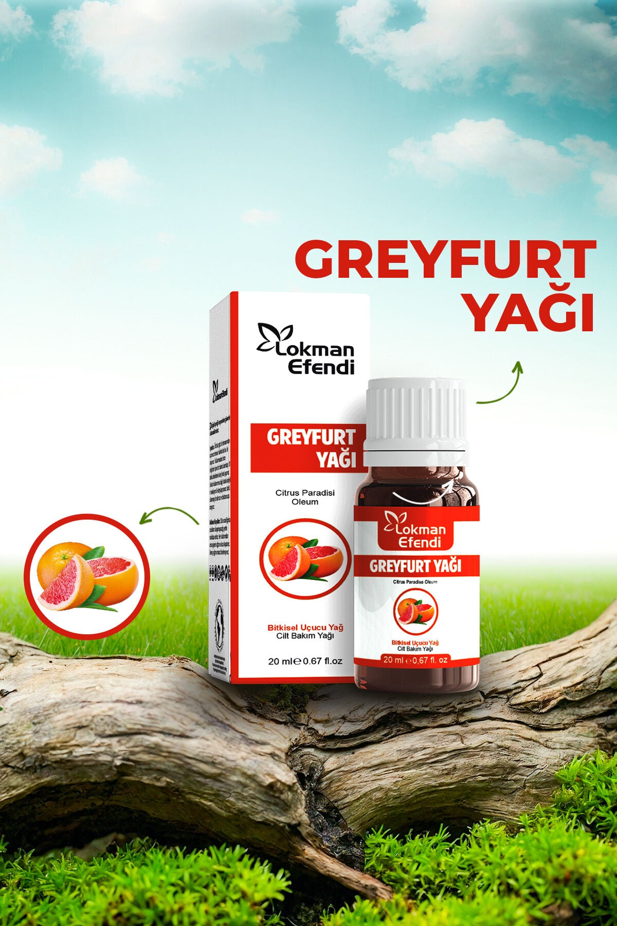 LOKMAN EFENDİ GREYFURT YAĞI 20 CC
