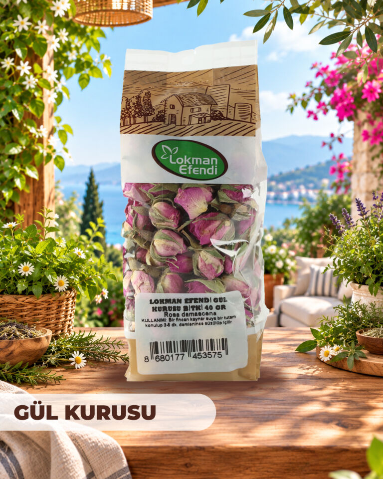 LOKMAN EFENDİ GÜL KURUSU BİTKİ 40 GR