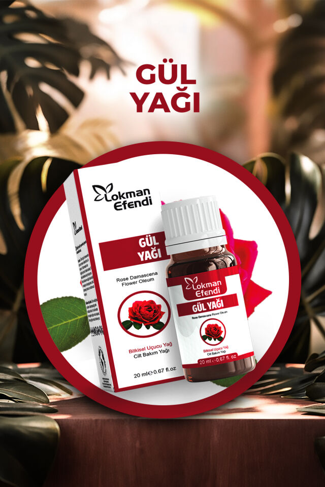LOKMAN EFENDİ GÜL YAĞI 20 CC