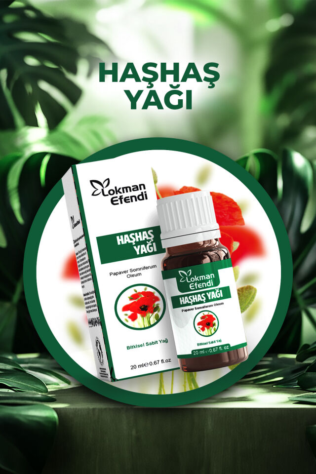 LOKMAN EFENDİ HAŞHAŞ YAĞI 20 CC