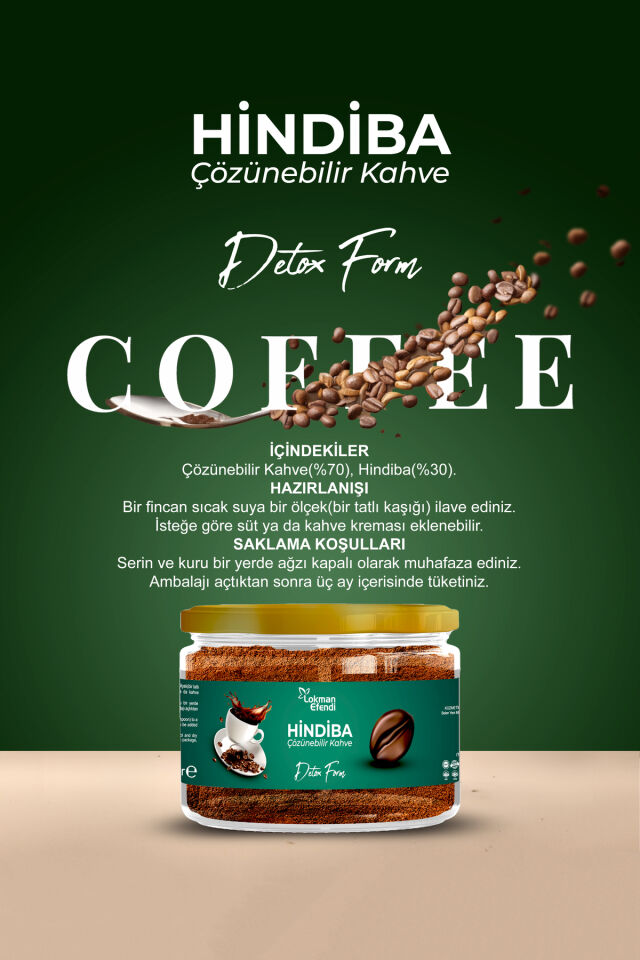 LOKMAN EFENDİ HİNDİBA ÇÖZÜNEBİLİR KAHVE 100 GR