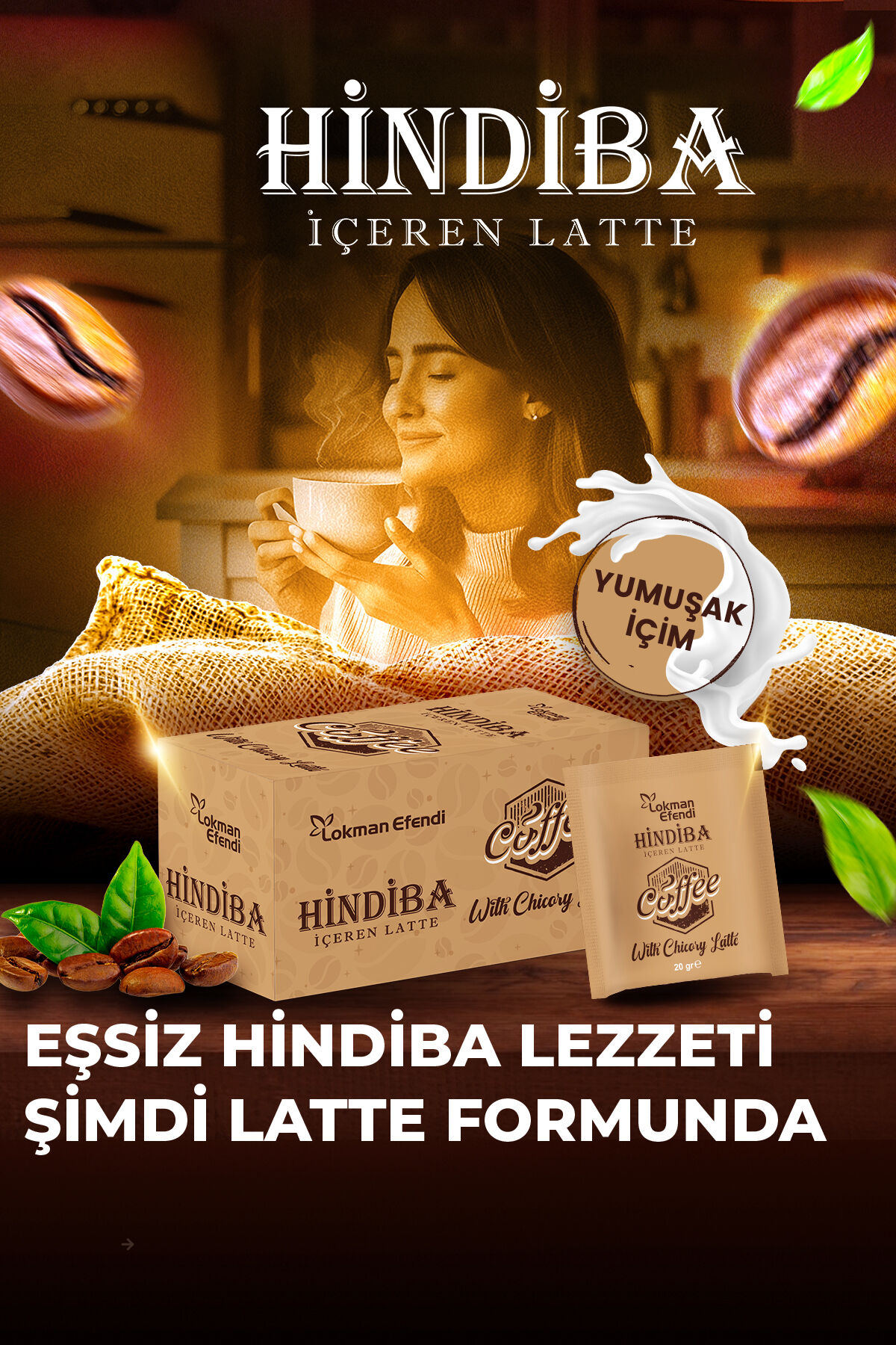 LOKMAN EFENDİ HİNDİBA İÇEREN LATTE 400 GR