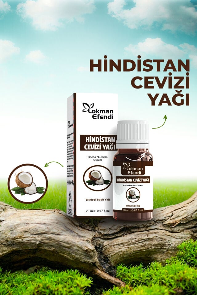 LOKMAN EFENDİ HİNDİSTAN CEVİZİ YAĞI 20 CC