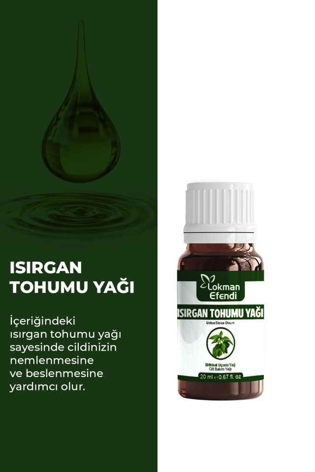 LOKMAN EFENDİ ISIRGAN YAĞI 20 CC