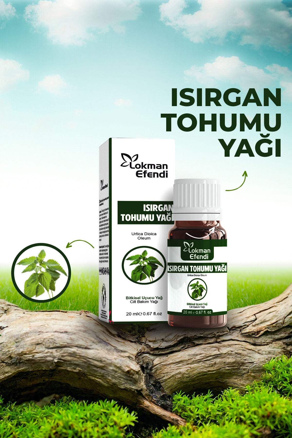 LOKMAN EFENDİ ISIRGAN YAĞI 20 CC