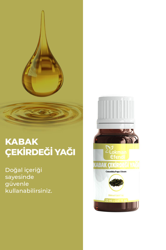 LOKMAN EFENDİ KABAK ÇEKİRDEĞİ YAĞI 20 CC