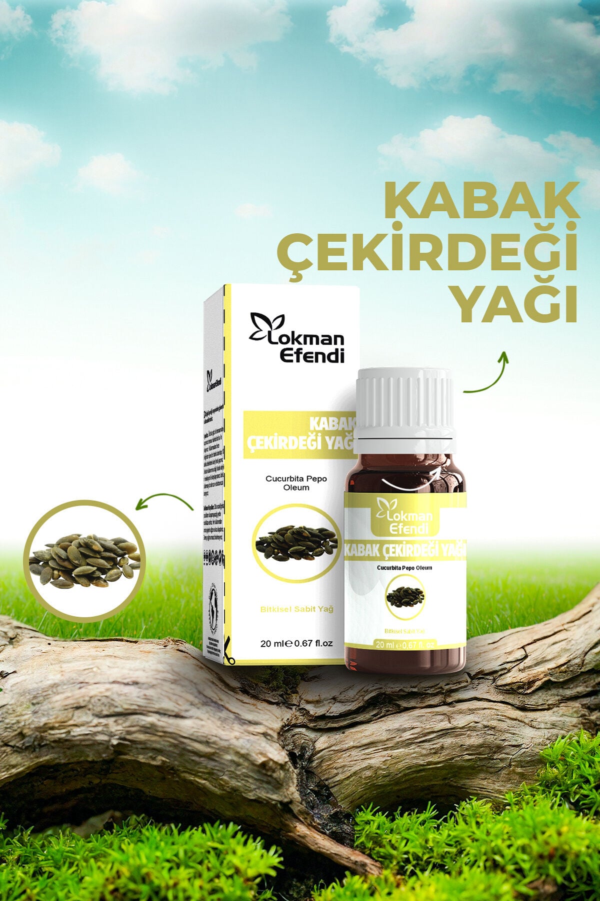 LOKMAN EFENDİ KABAK ÇEKİRDEĞİ YAĞI 20 CC