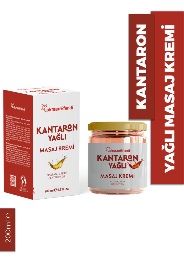 LOKMAN EFENDİ KANTARON YAĞLI MASAJ KREMİ 200 ML