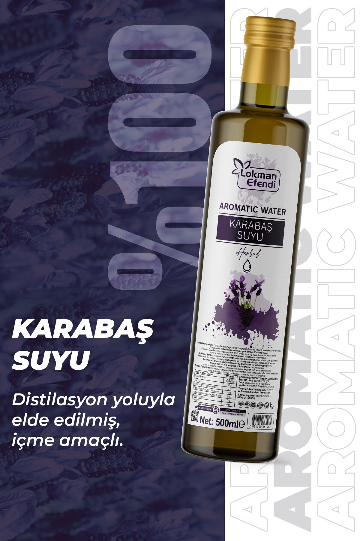 LOKMAN EFENDİ KARABAŞ SUYU 500 ML
