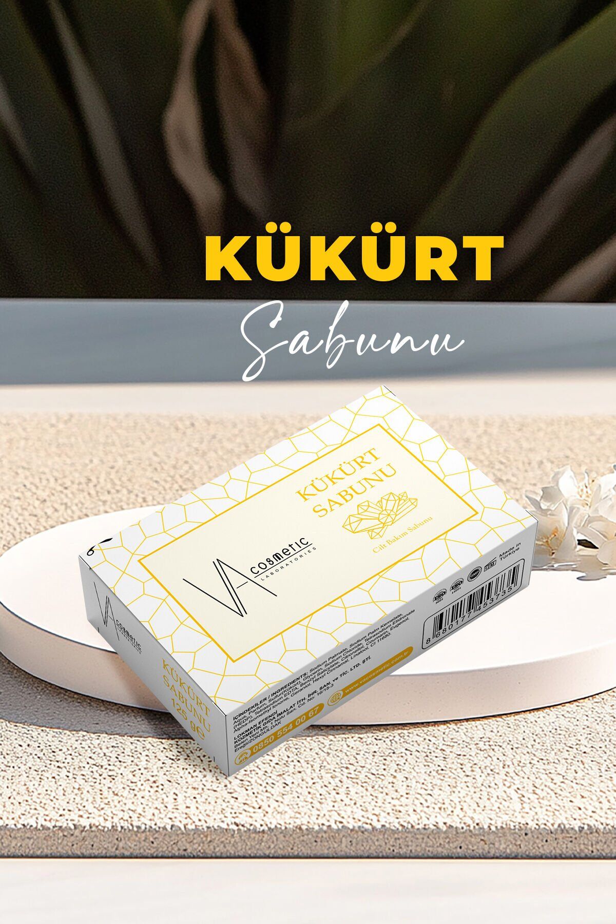 Va Kozmetik Besleyici Bakım Doğal Kükürt Sabunu 125gr