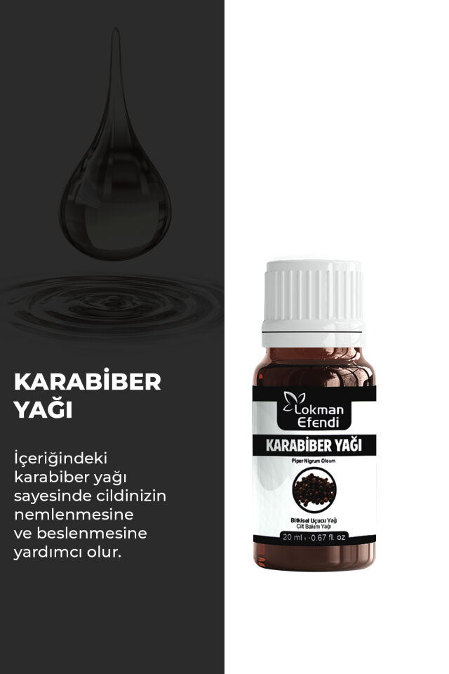 LOKMAN EFENDİ KARABİBER YAĞI 20 CC