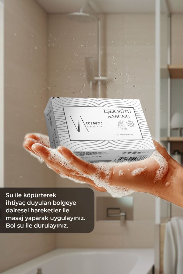 Va Kozmetik Besleyici Doğal Bakım Eşek Sütü Sabunu 125gr