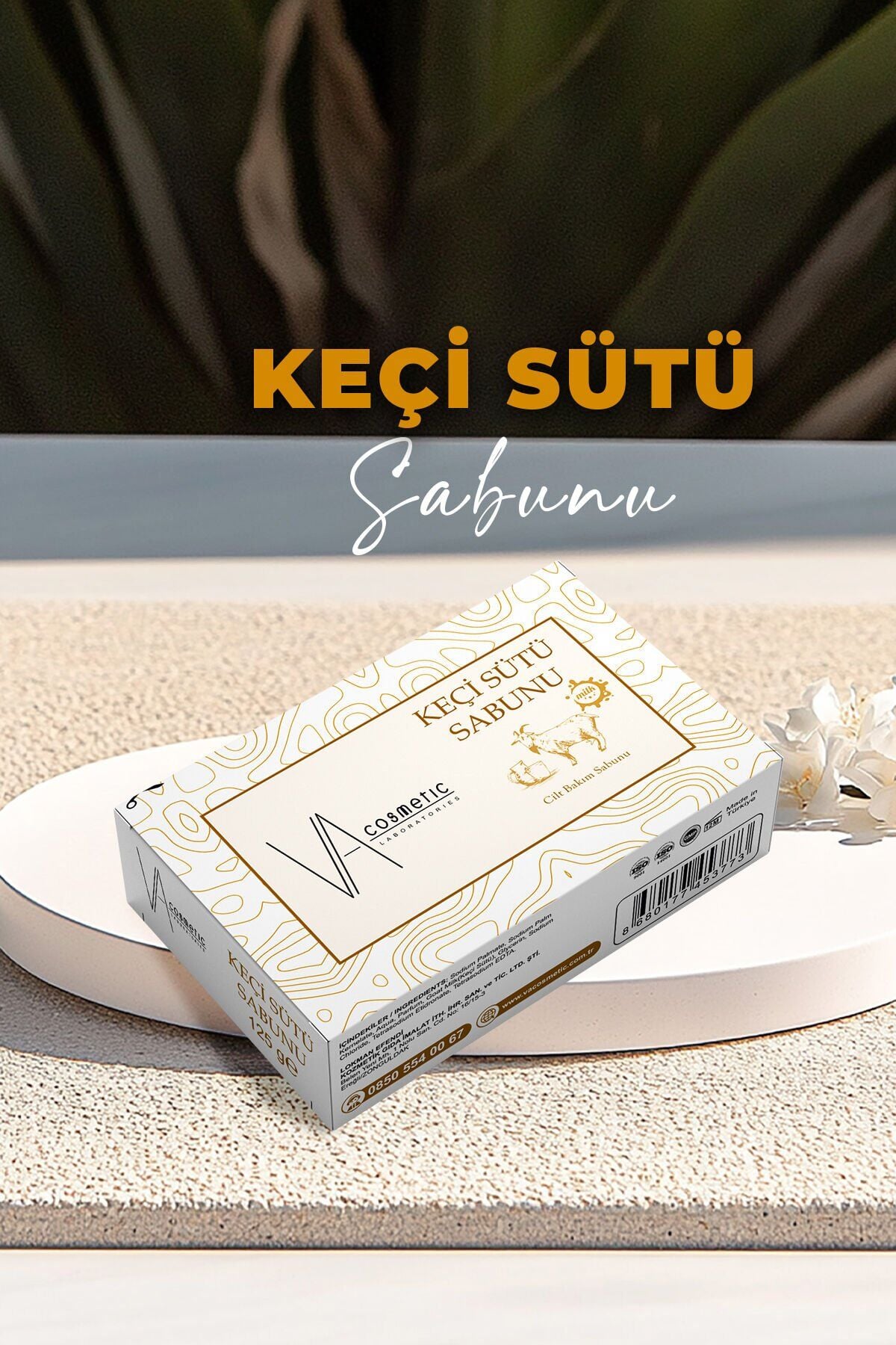 Va Kozmetik Besleyici Bakım Doğal Keçi Sütü Sabunu 125gr