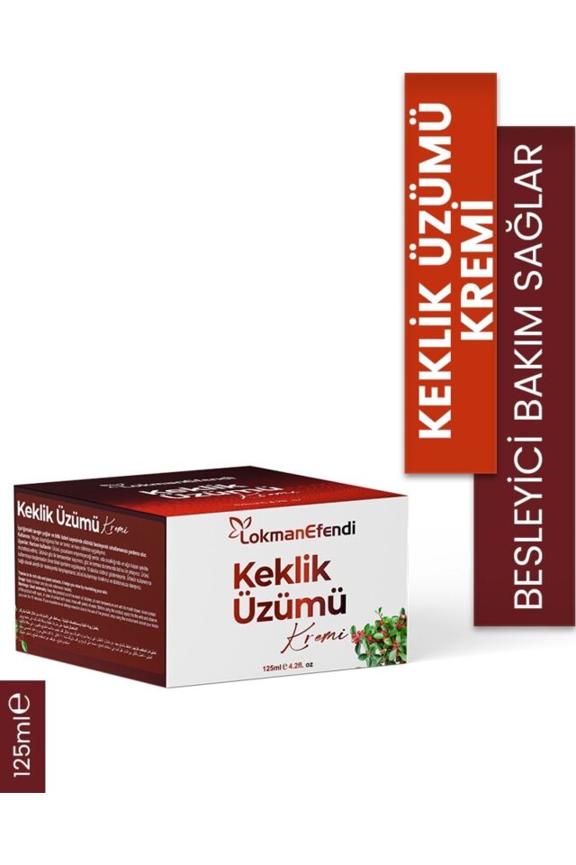 LOKMAN EFENDİ KEKLİK ÜZÜMÜ KREMİ 125 ML